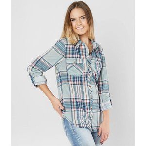 Daytrip | Plaid Button Up Top